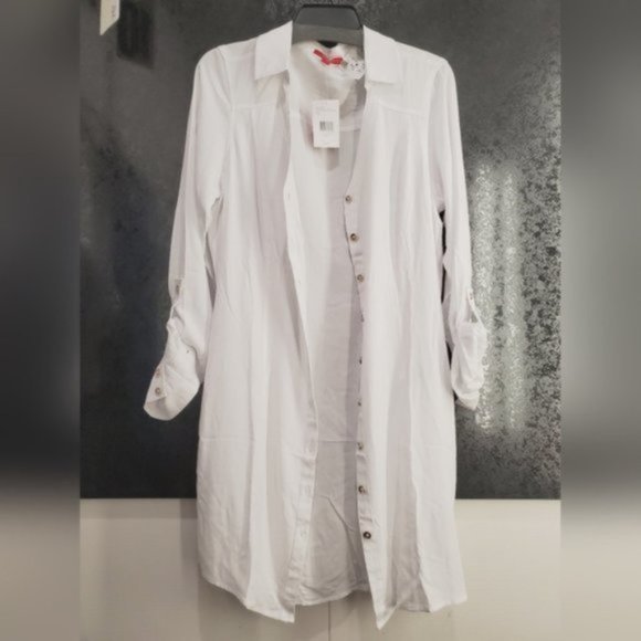 NWT Guess Los Angeles Challis Dress Robe - Picture 5 of 15
